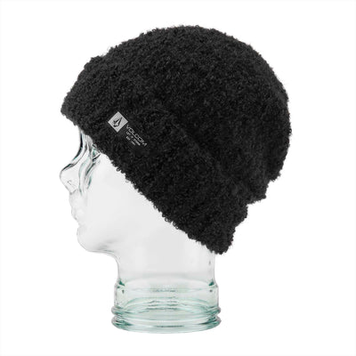 Volcom Women's Stone Teddy Beanie 2024 BLACK