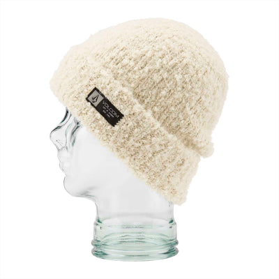 Volcom Women's Stone Teddy Beanie 2024 MOONBEAM