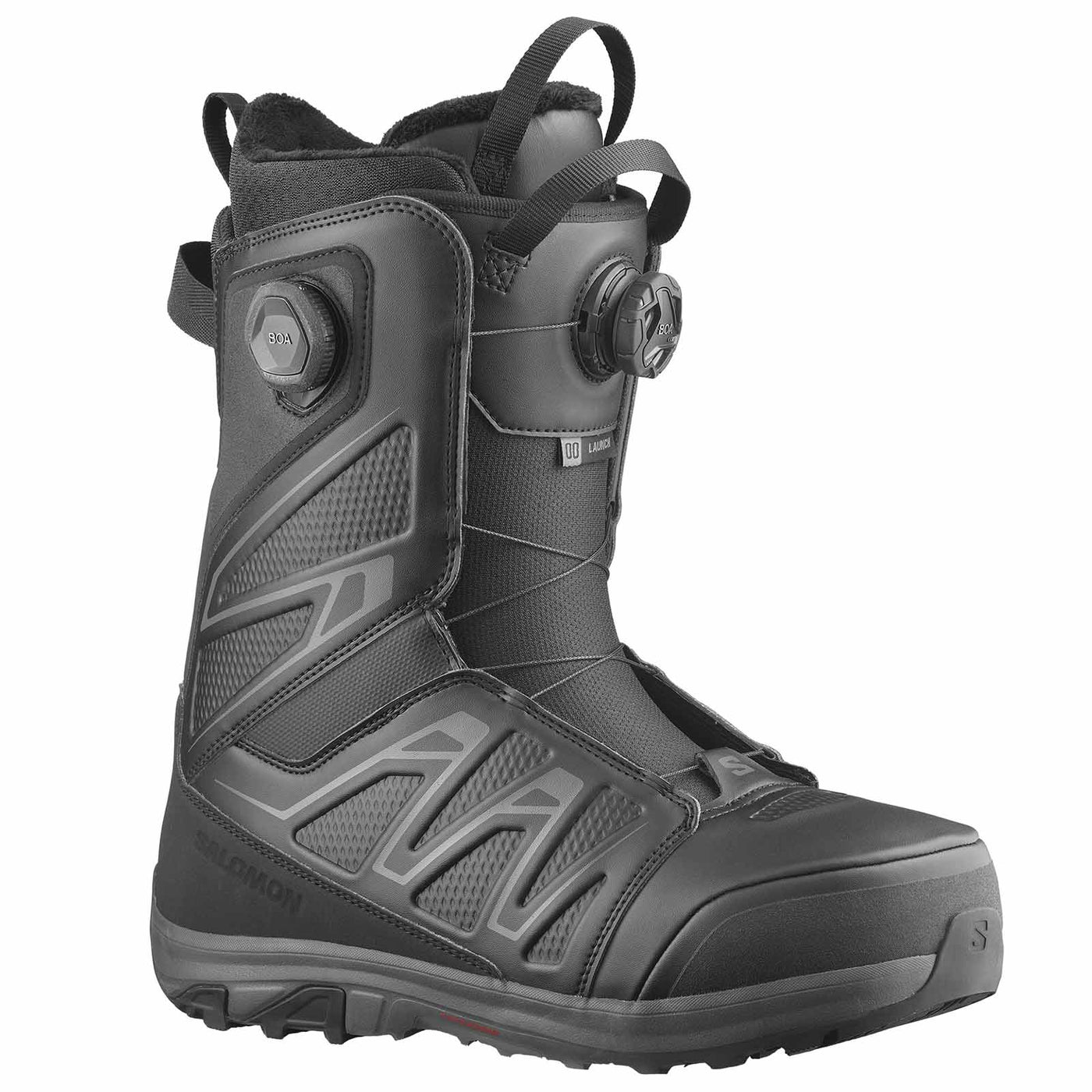 Salomon Men's Launch BOA® SJ BOA® Snowboard Boots 2025 BLACK/WHITE