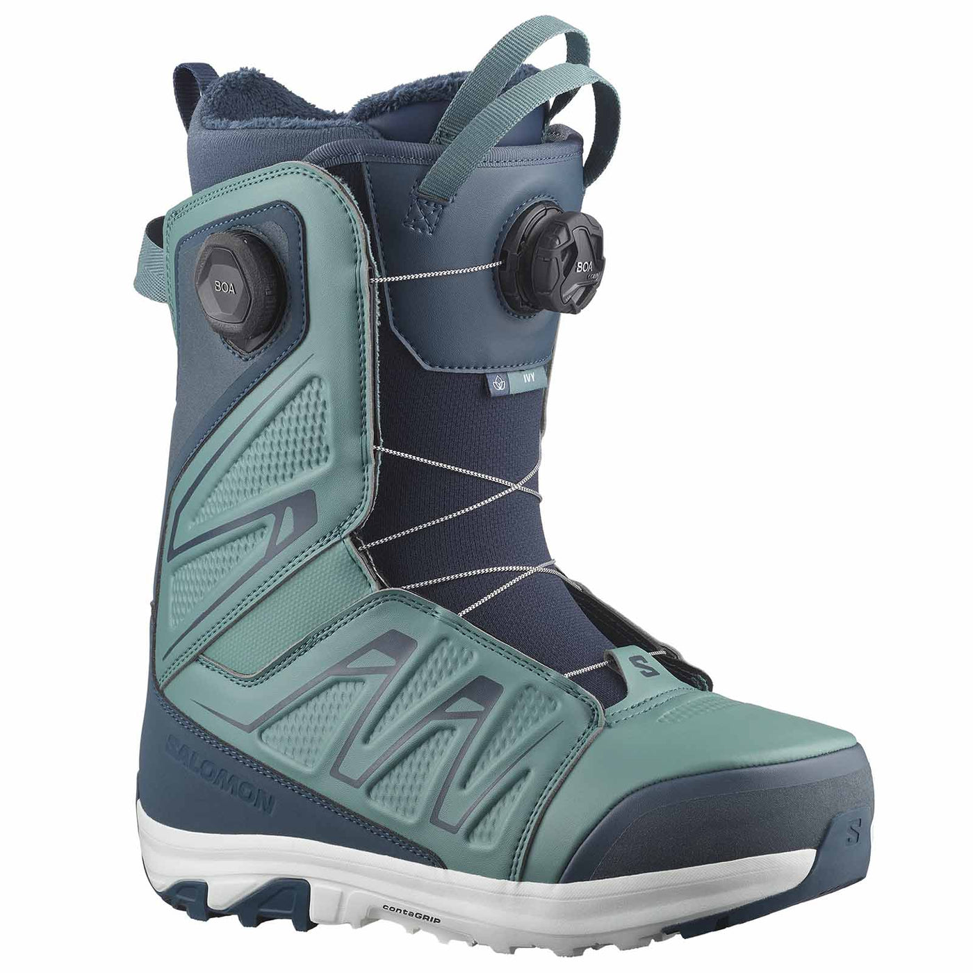 Salomon Women's Ivy BOA® SJ BOA® Snowboard Boots 2025 DARK OCEAN