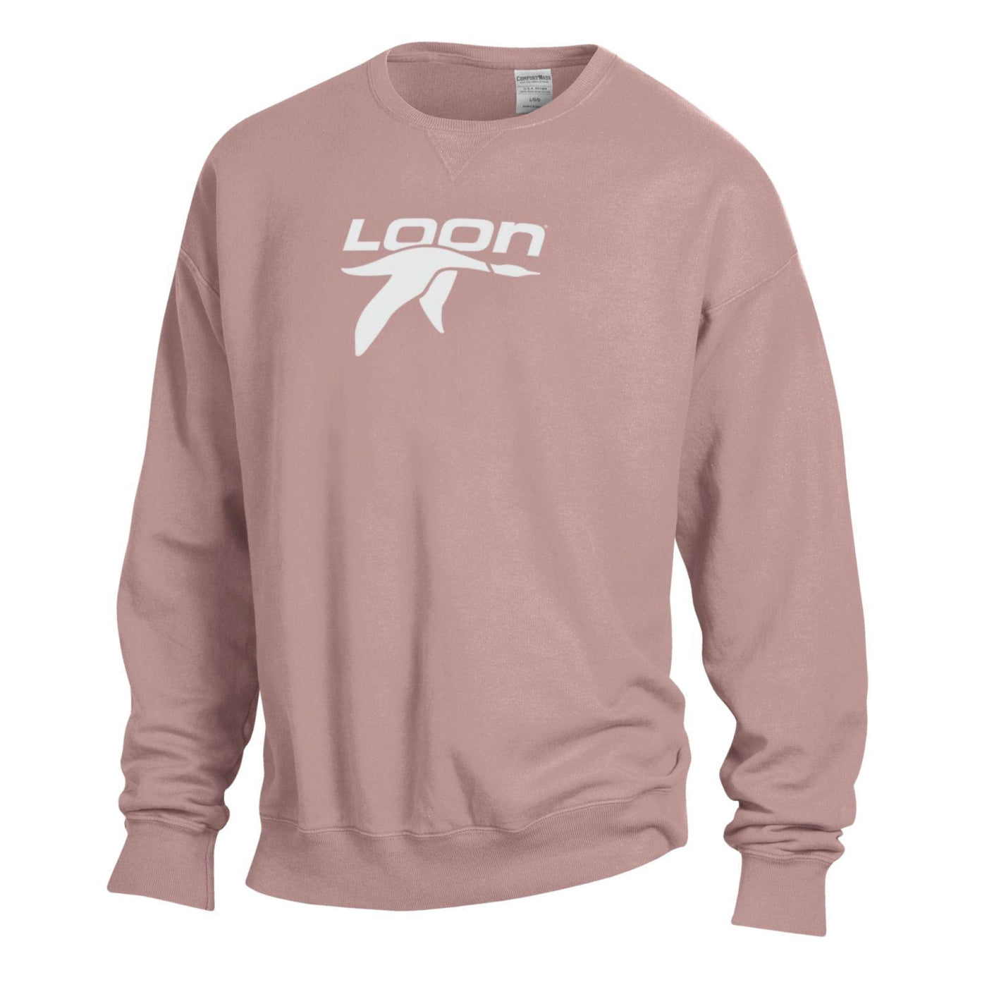 Loon Mountain Comfort Wash Crew Sweatshirt MAUVE