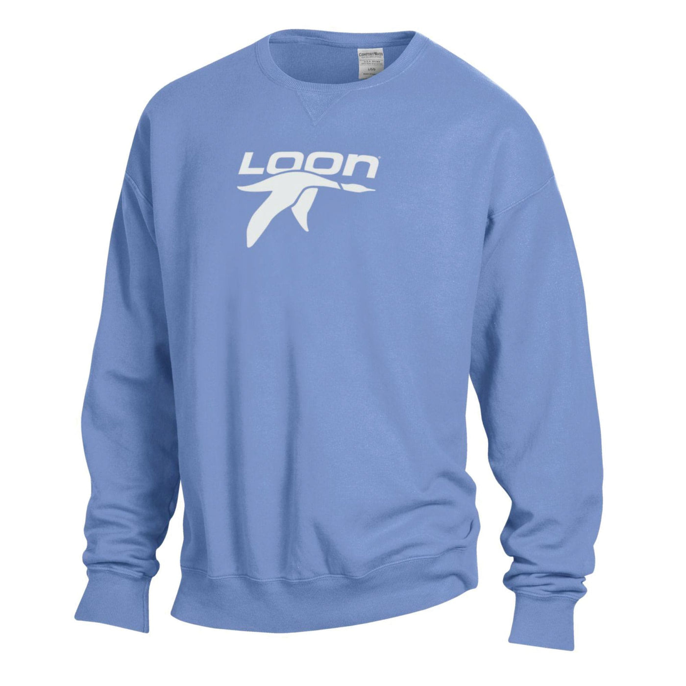 Loon Mountain Comfort Wash Crew Sweatshirt PORCH BLUE