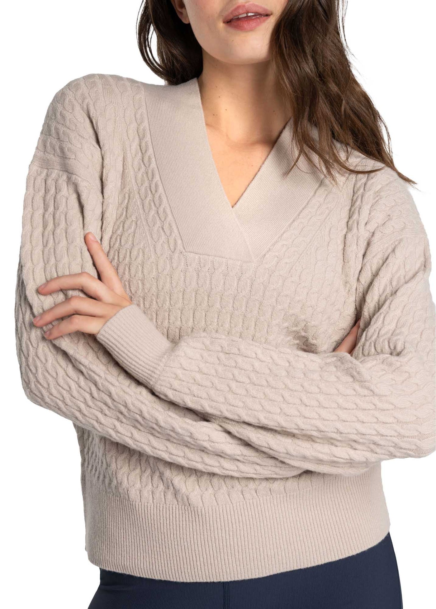 Lole Women's Camille V-Neck Sweater 2024 