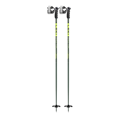 Leki Men's Detect S Ski Poles 2025 GREEN/YELLOW