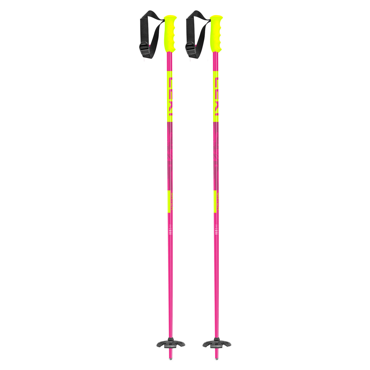 Leki SWTCH Ski Poles 2025 PINK/NEON YELLOW