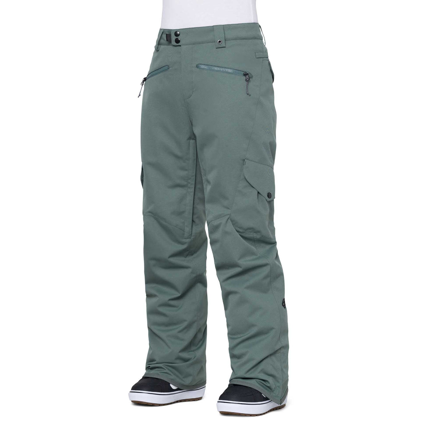 686 Women's Aura Insulated Cargo Pants 2024 CYPRESS GREEN