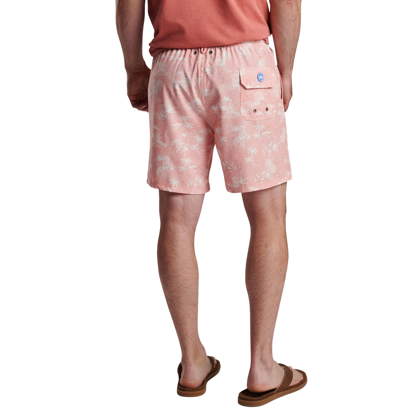 Peter Millar Men's Thatched Hawaiian Swim Trunk 2024 