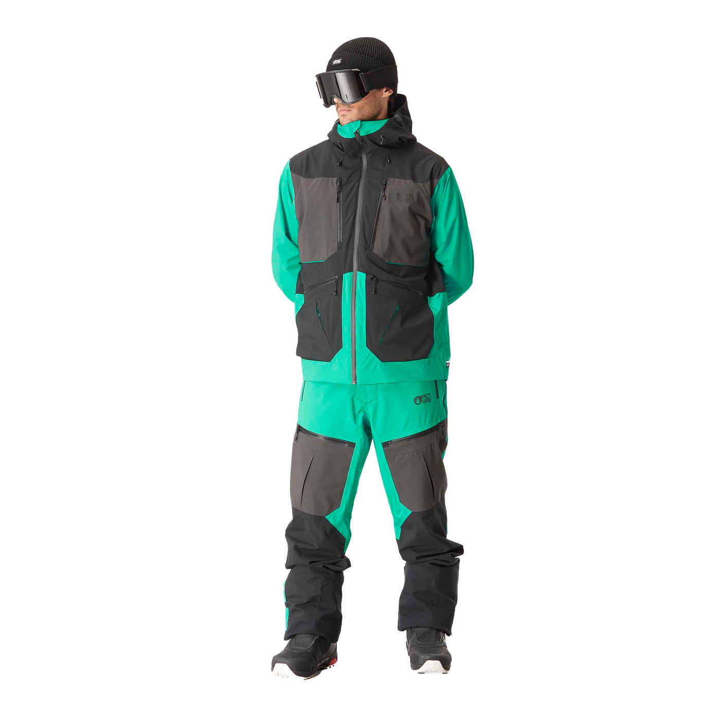 Picture Men's Naikoon Jacket 2024 SPECTRA GREEN/BLACK