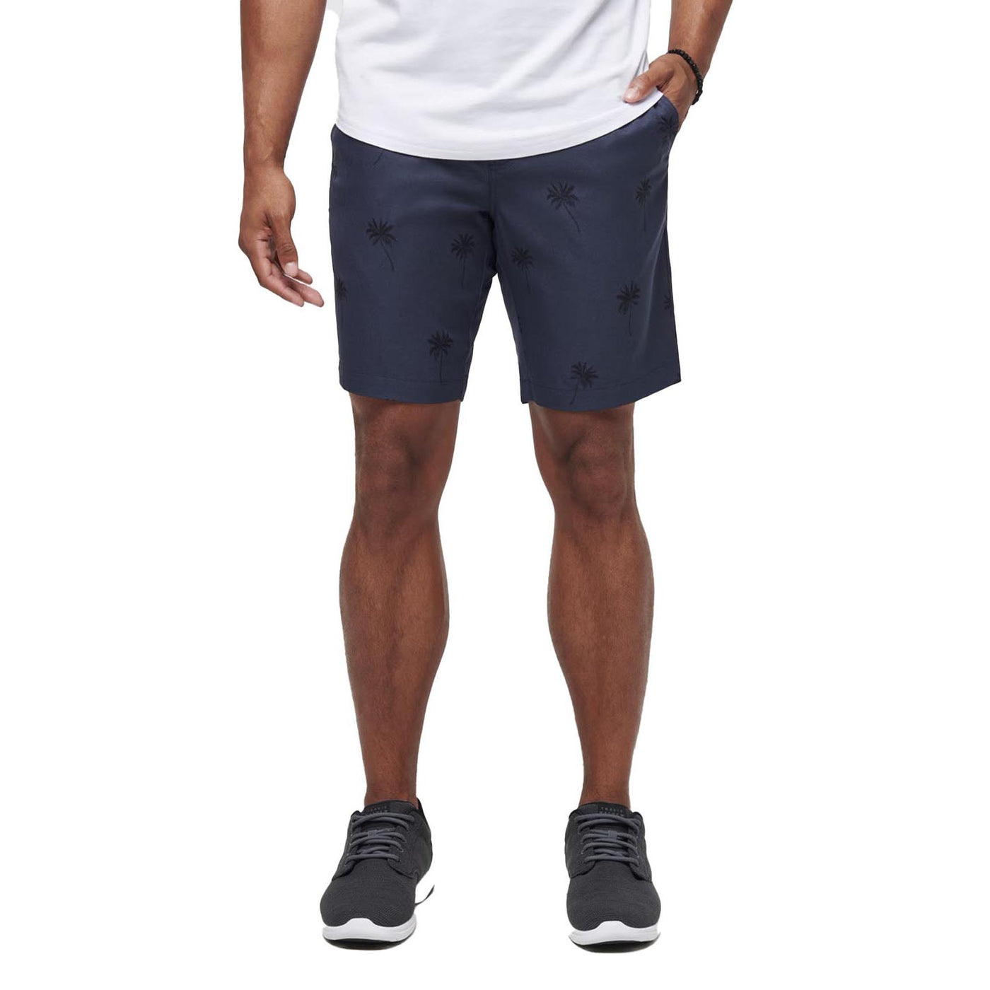 TravisMathew Men's Hana Hou Shorts 2024 HEATHER TOTAL ECLIPSE