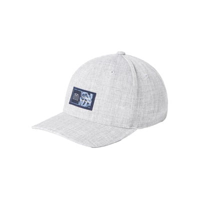 TravisMathew Men's Hand Over Snapback Hat 2024 HEATHER GREY