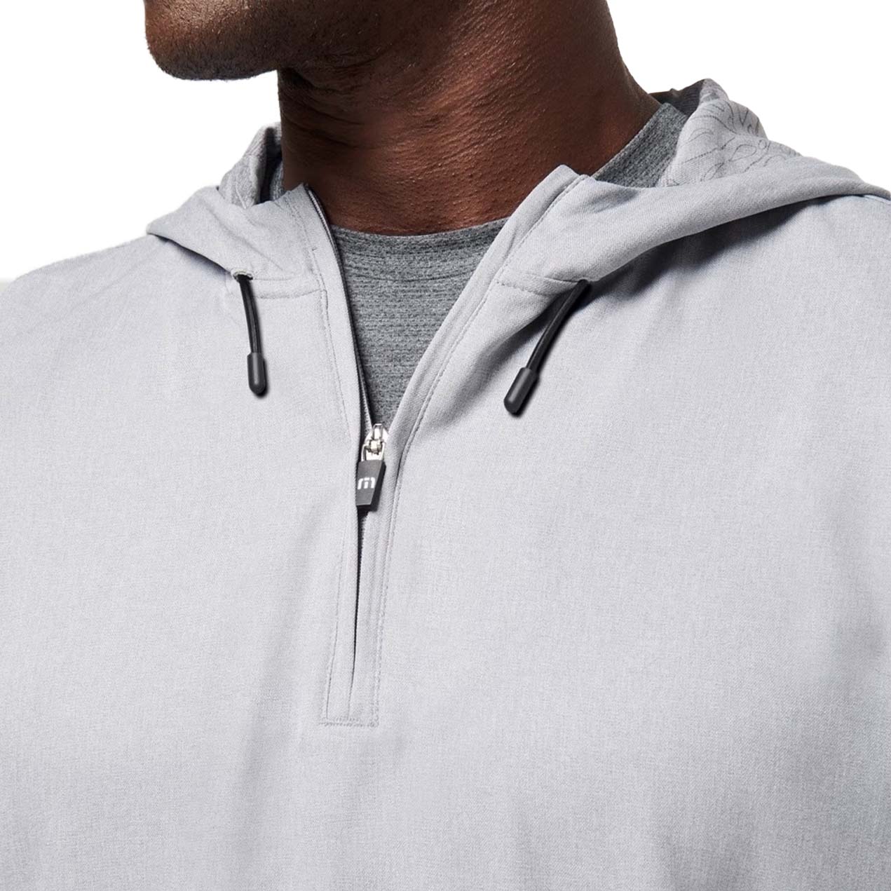 TravisMathew Men's Tech Hoodie Quarter Zip 2024 