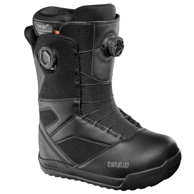 ThirtyTwo Men's STW Double BOA® Snowboard Boots 2025 BLACK-BLACK