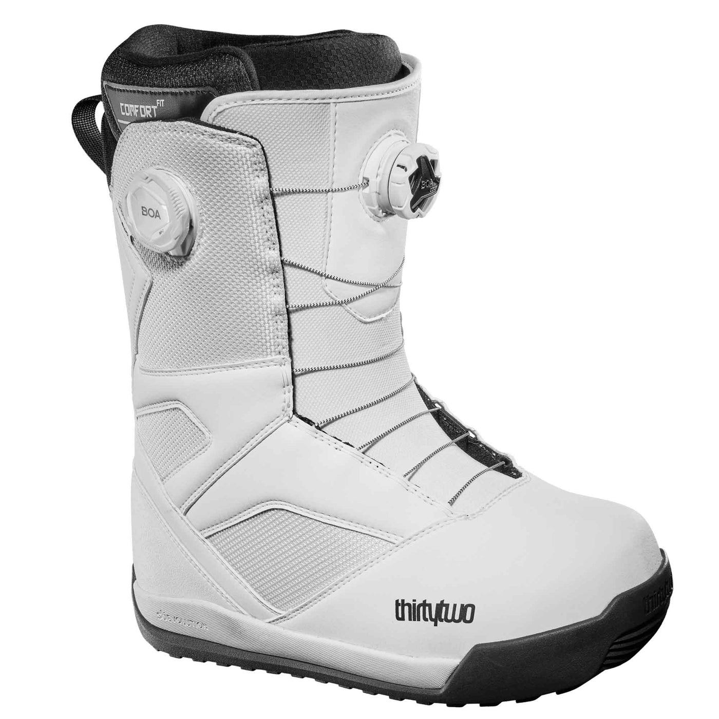 ThirtyTwo Men's STW Double BOA® Snowboard Boots 2025 WHITE/BLACK