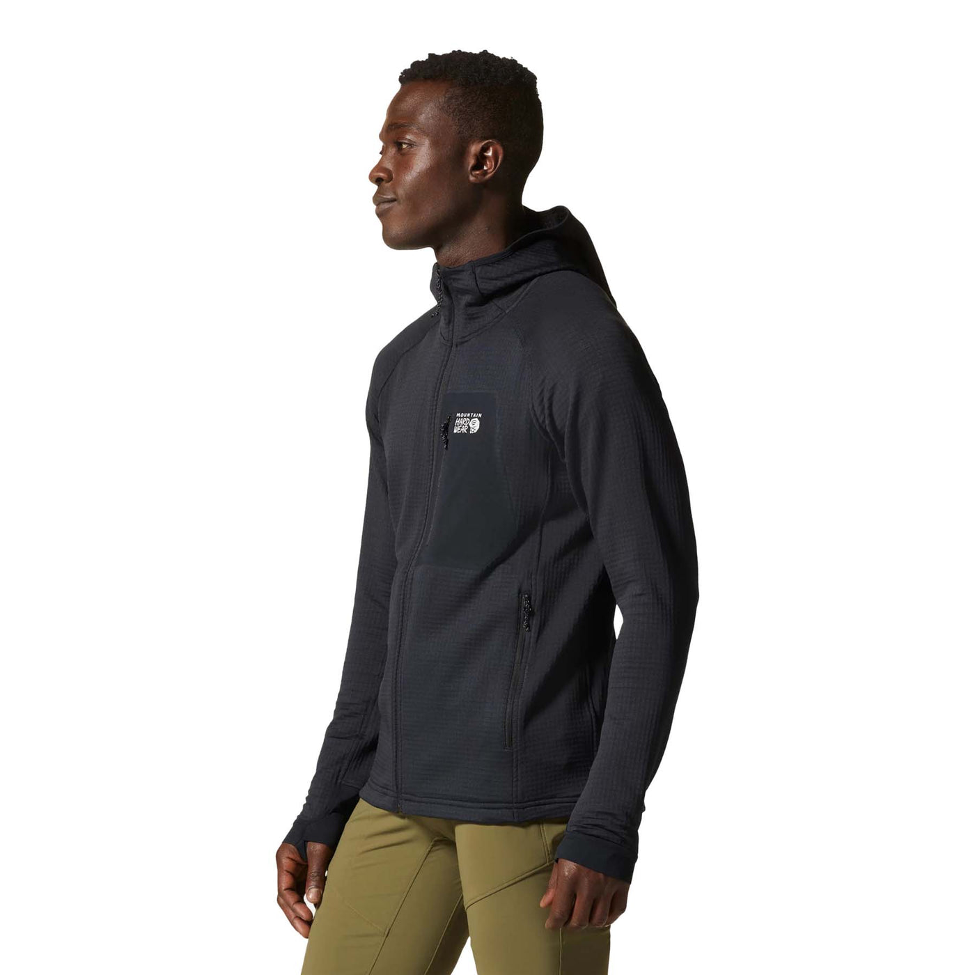 Mountain Hardwear Men's Polartec® Power Grid™ Full Zip Hoody 2024 