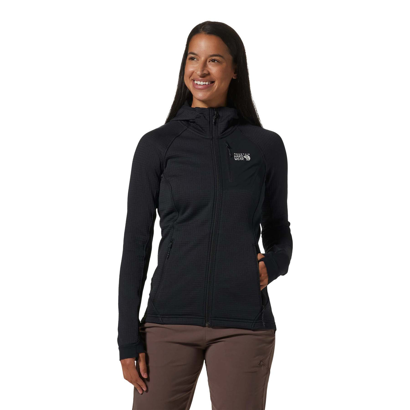 Mountain Hardwear Women's Polartec® Power Grid Full Zip Hoody 2024 