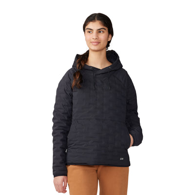 Mountain Hardwear Women's Stretchdown Light Pullover Hoody 2024 BLACK