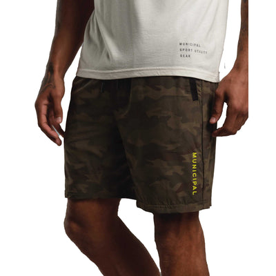 MUNICIPAL Apparel Co Men's Sport Utility Short JUNGLE CAMO