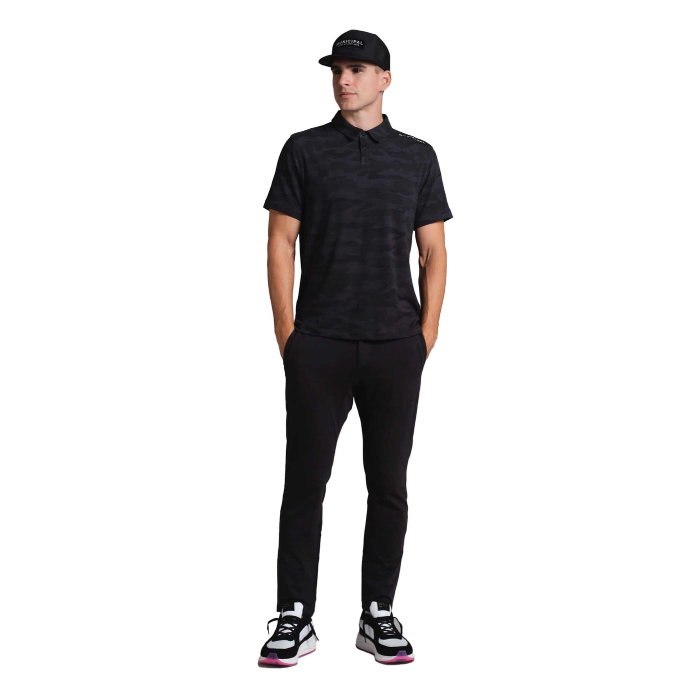 MUNICIPAL Apparel Co Men's Sportcross Polo 