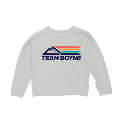 Team Boyne Youth Crew Sweatshirt 2024 CEMENT