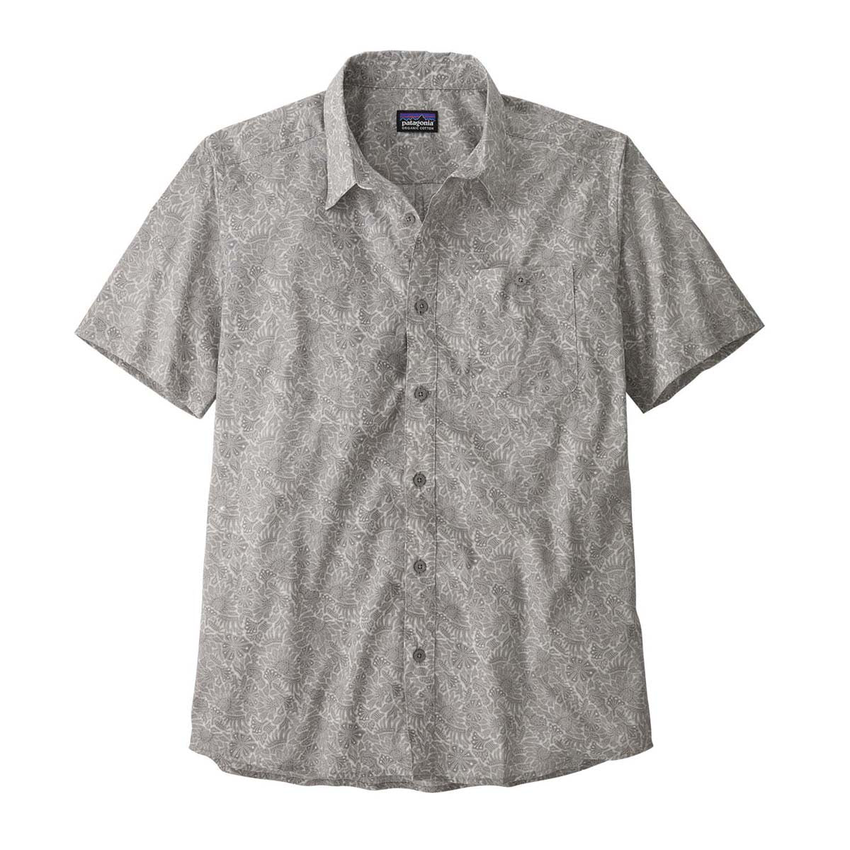 Patagonia Men's Go-To Shirt 2025 BFSA BEES AND FLOWERS: SALT GREY