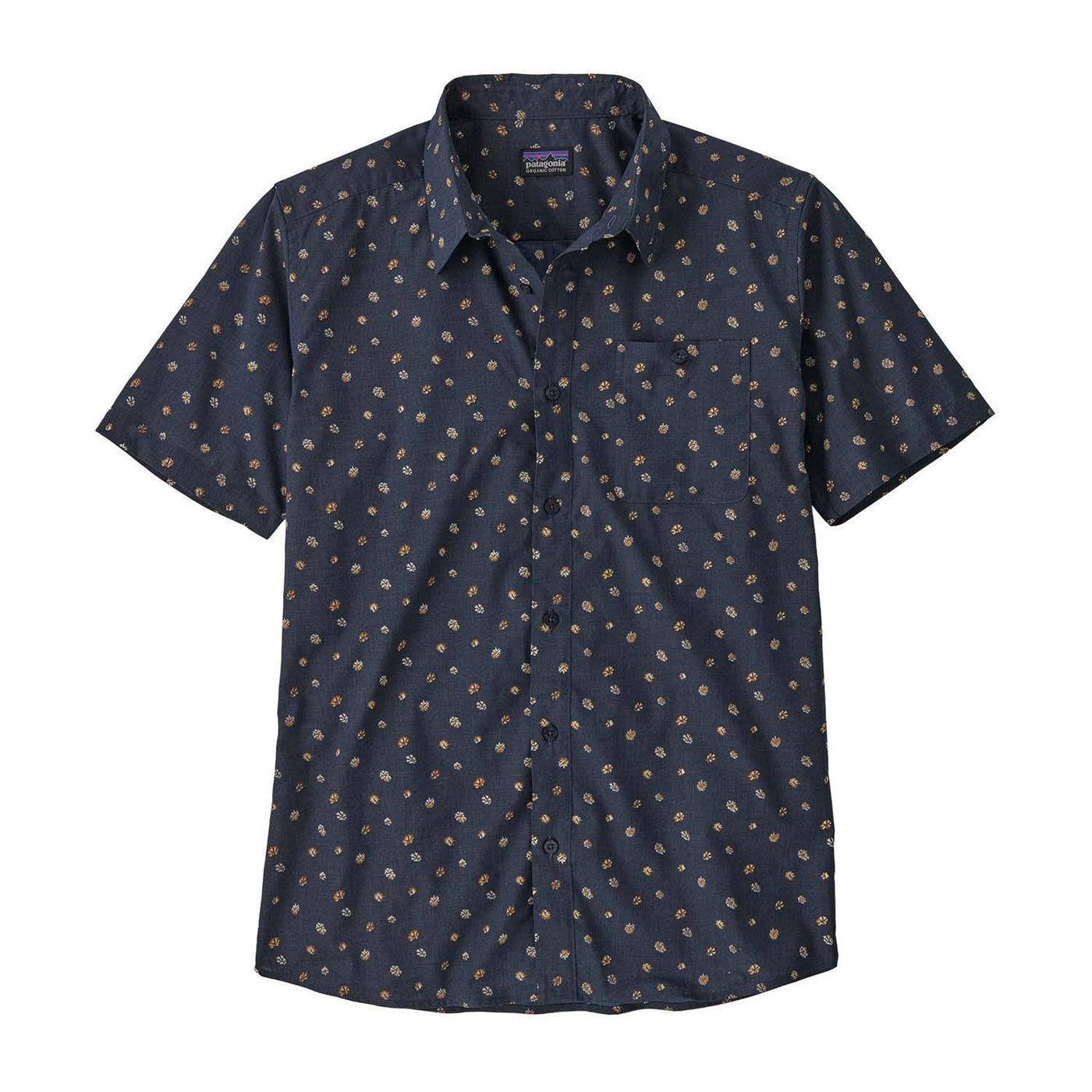 Patagonia Men's Go-To Shirt 2025 BLNY BLOSSOMS: NEW NAVY