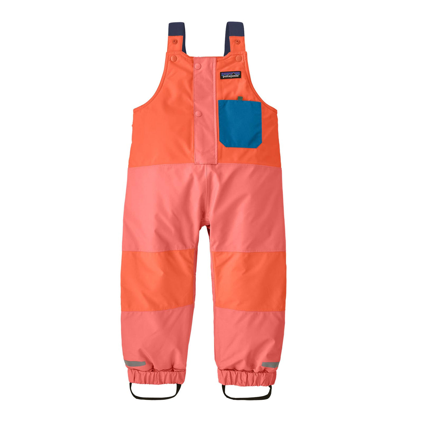 Patagonia Toddler's Snow Pile Bibs 2026 ORPL ORANGE PEEL