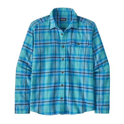 Patagonia Men's Long-Sleeved Lightweight Fjord Flannel Shirt 2025 OCEAN- SUBTIDAL BLUE