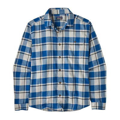 Patagonia Men's Long-Sleeved Lightweight Fjord Flannel Shirt 2025 CAPTAIN- ENDLESS BLUE