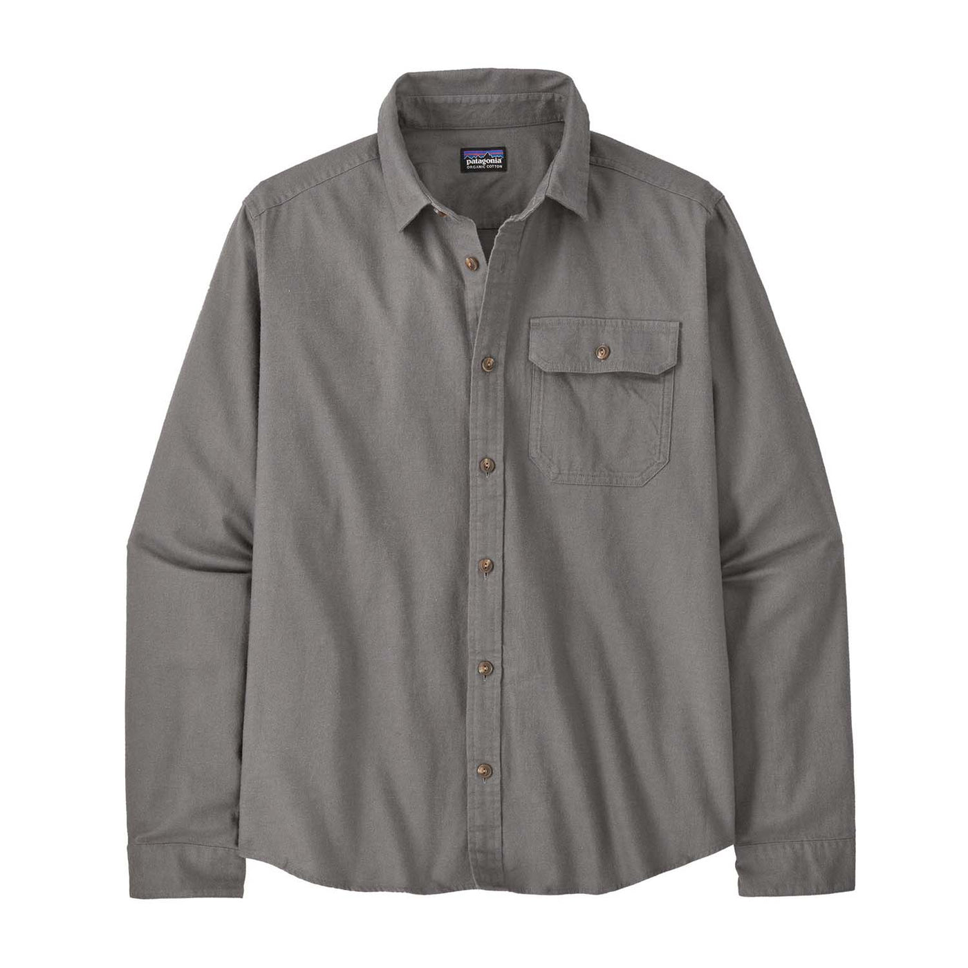 Patagonia Men's Long-Sleeved Lightweight Fjord Flannel Shirt 2025 NOBLE GREY