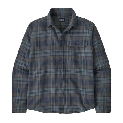 Patagonia Men's Long-Sleeved Lightweight Fjord Flannel Shirt 2025 PWSM PAW SMOLDER BLUE