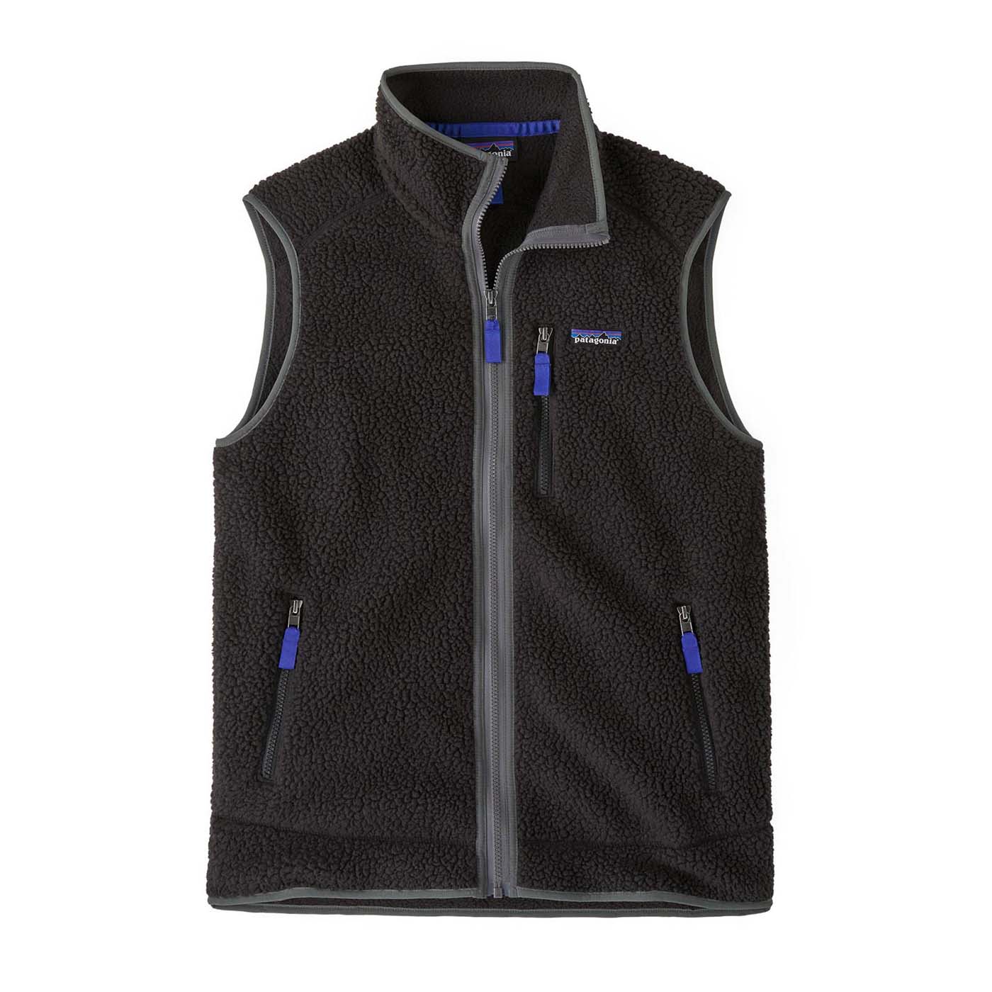 Patagonia Men's Retro Pile Vest 2025 BFO BLACK/FORGE GREY