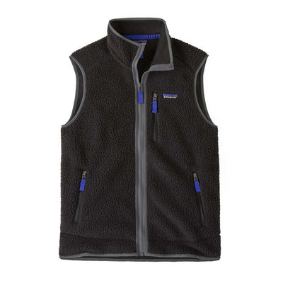 Patagonia Men's Retro Pile Vest 2025 BFO BLACK/FORGE GREY