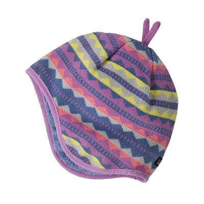 Patagonia Toddler's Reversible Beanie 2025 DIBP DIAMOND STRIPE/BRISK PURPLE