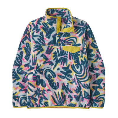 Patagonia Women's Lightweight Synchilla Snap-T Fleece Pullover 2026 WBTI WILD BOTANIST: TIDAL TEAL