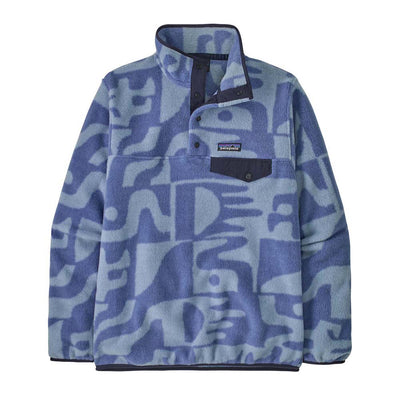 Patagonia Women's Lightweight Synchilla Snap-T Fleece Pullover 2026 MTBE MOTHER TREE BARNACLE BLUE