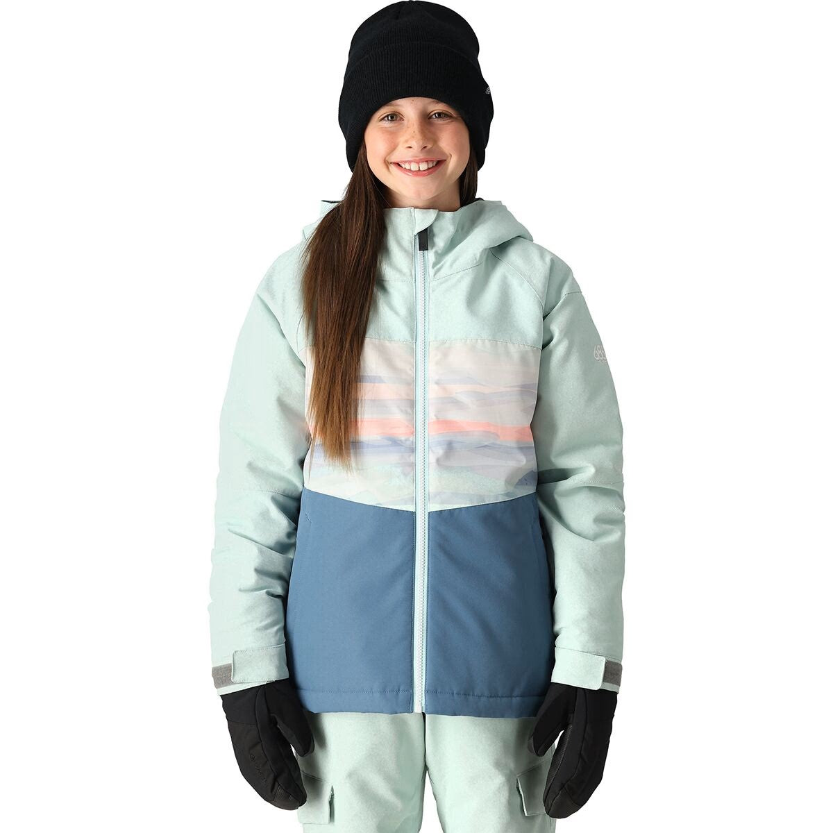 686 Girl's Athena Insulated Jacket 2026 SEAGLASS COLORBLOCK
