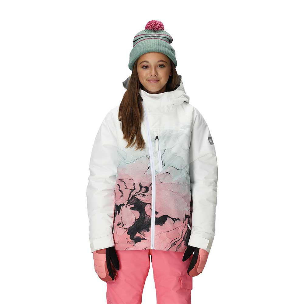 686 Boy's Hydra Insulated Jacket 2026 GERANIUM PINK CLOUDBREAK