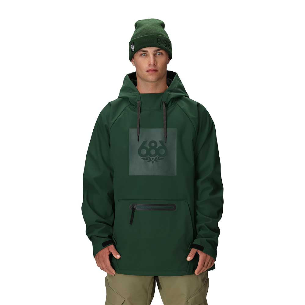 686 Men's Waterproof Hoody 2026 MOSS MOSS GREEN