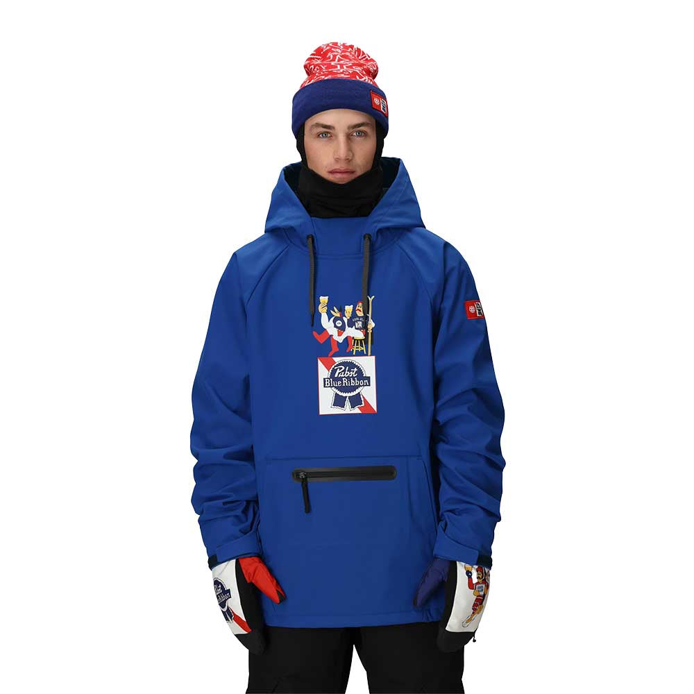 686 Men's Waterproof Hoody 2026 PBRB PBR BLUE