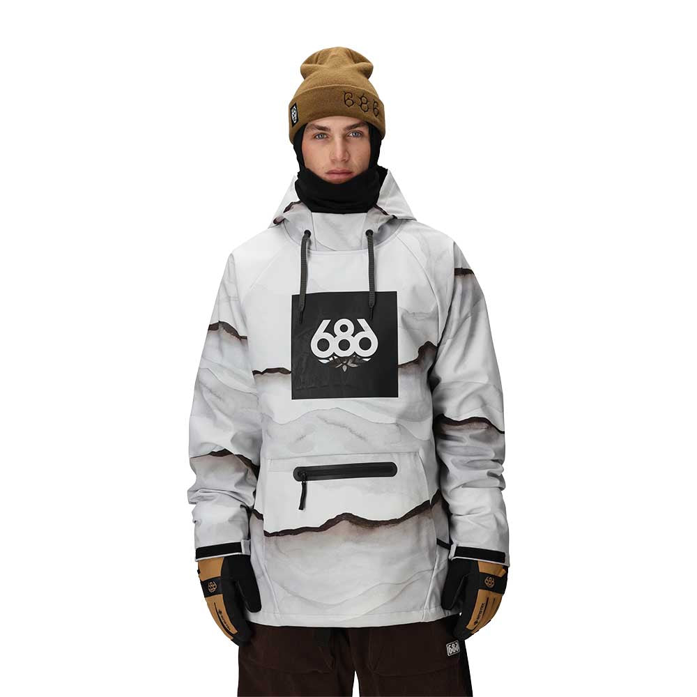 686 Men's Waterproof Hoody 2026 SMPT SMOKE MOUNTAIN PRINT
