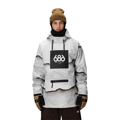 686 Men's Waterproof Hoody 2026 SMPT SMOKE MOUNTAIN PRINT