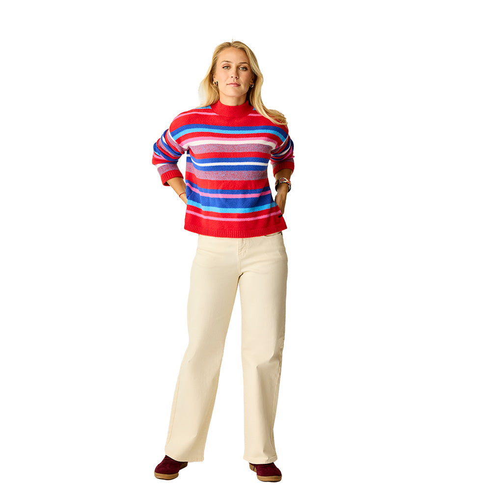 Carve Designs Women's Olivia Plush Sweater 2026 106 MULTISTRIPE