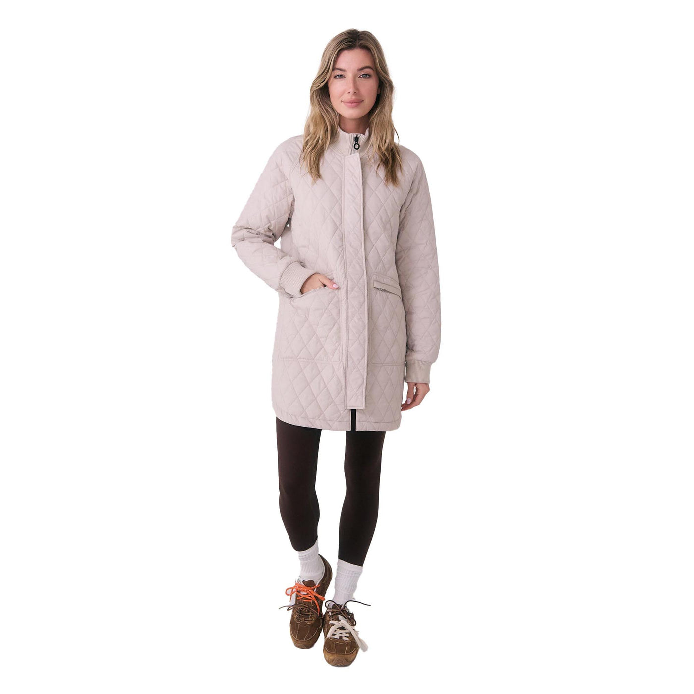 Lole Women's 3/4 Bomber Jacket 2026 ABALONE