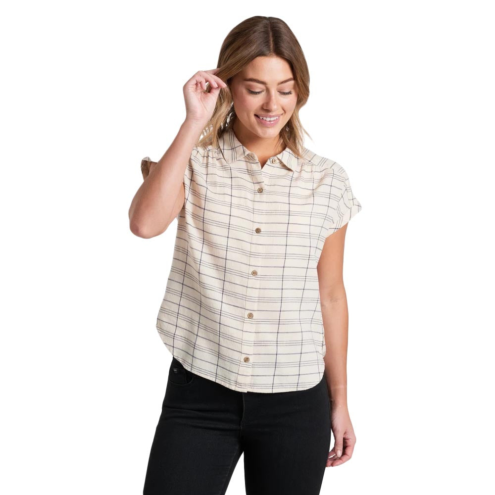 KUHL Women's Wylde Short Sleeve Shirt 2025 NATURAL