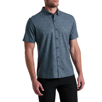 KUHL Men's KUHL Breeze Short Sleeve Shirt 2024 BLG BLUE GRAVEL
