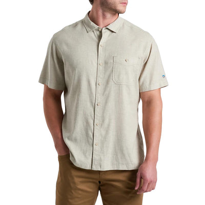 KUHL Men's Getaway Short Sleeve Shirt 2025 NATURAL