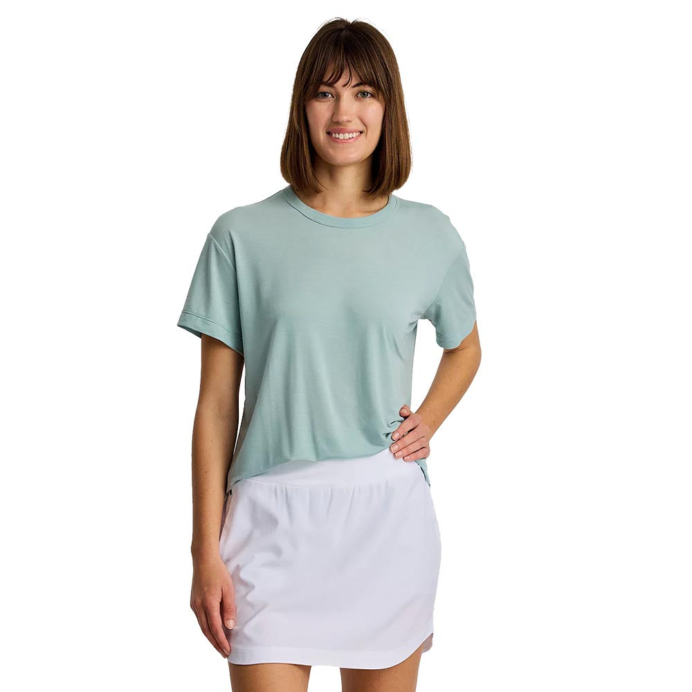 Free Fly Women's Elevate Lightweight Tee 2025 OCEAN MIST