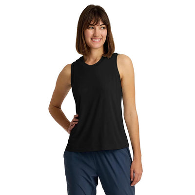 Free Fly Women's Elevate Lightweight Tank 2025 BLACK