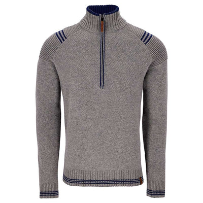 Obermeyer Men's Gambel 1/2 Zip Sweater 2026 STONE