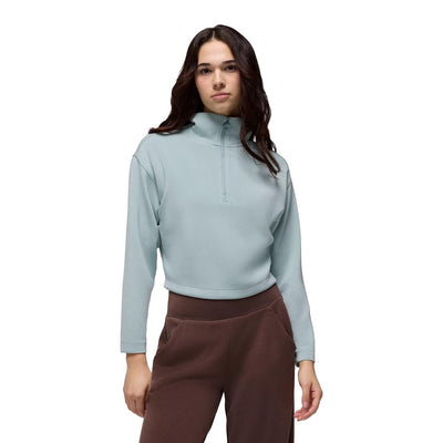 prAna Women's Shea Half Zip 2025 402 SALTWATER